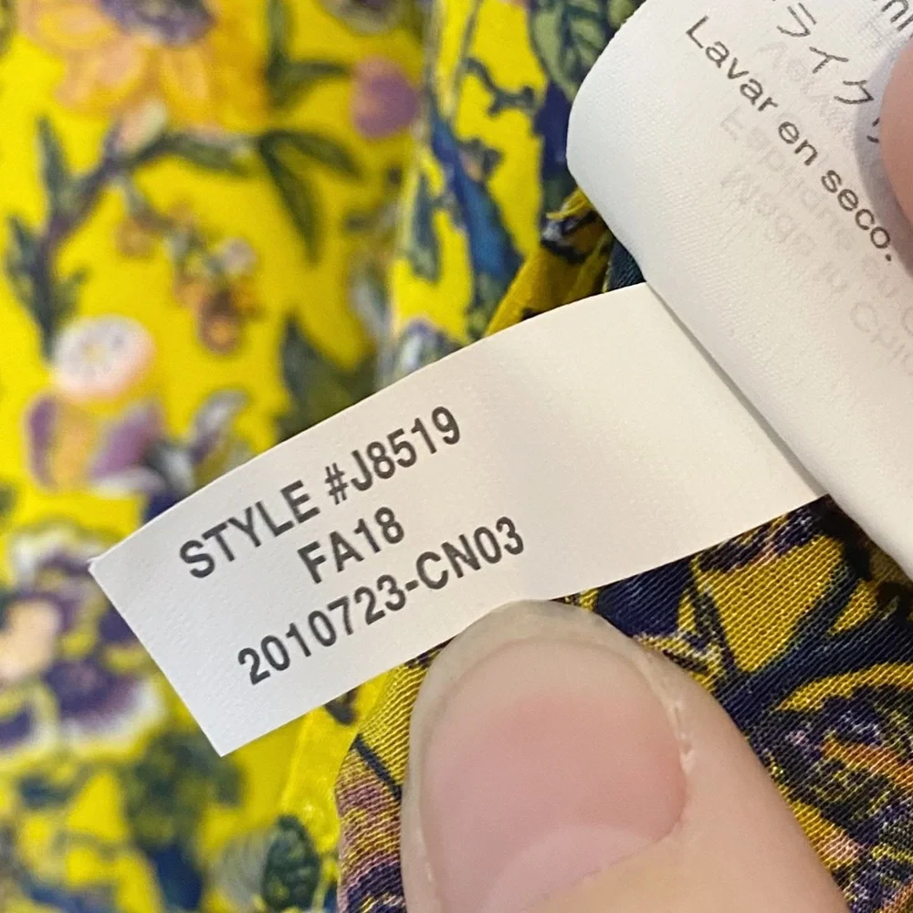 Madewell x Karen Walker Silk Print Gennaker Top - Picture 15 of 15